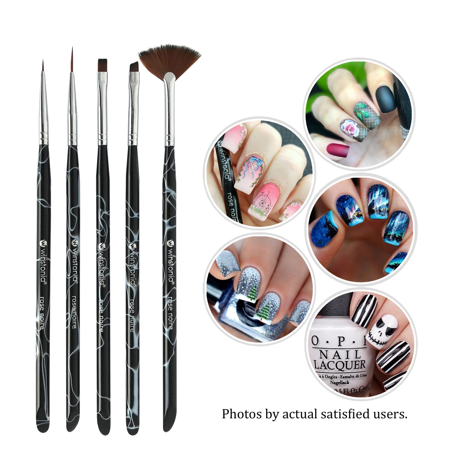 4 pcs Acrylic Nail Brush Round Shaped Handle Acrylic Brush Nail Brushes for  Acrylic Application Nail Art Brush Nail Manicure - AliExpress