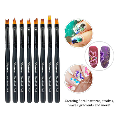 How To Use Your Nail Art Brushes  Winstonia Nail Art Brushes Review 