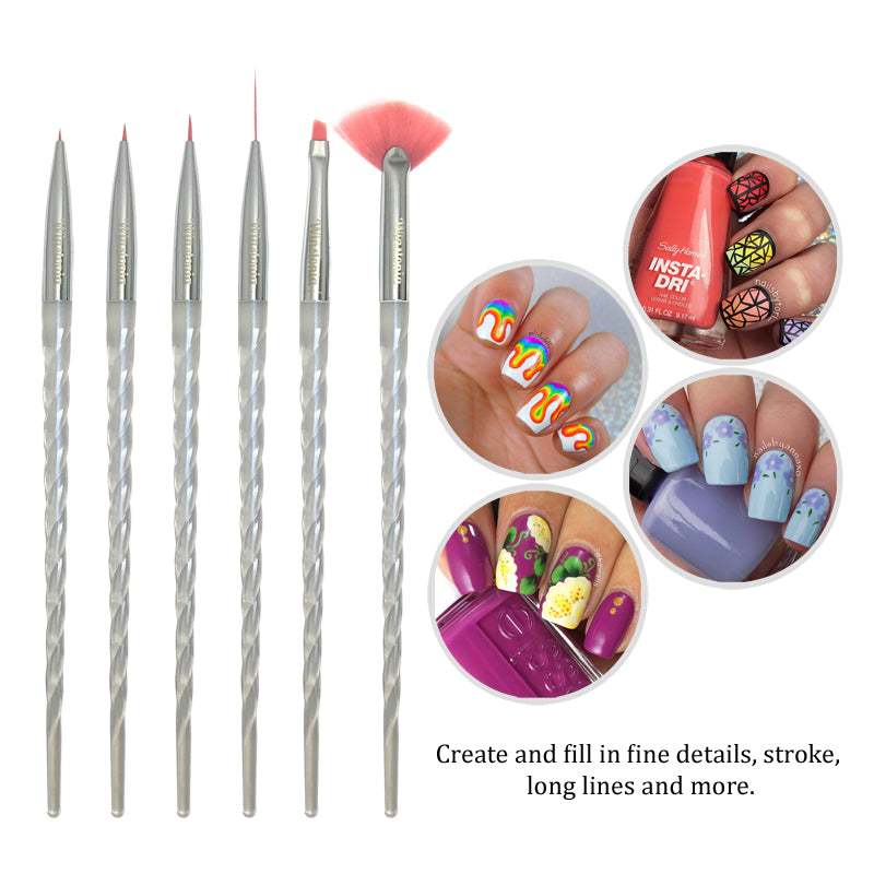 Cheap 8 Pieces Nail Brushes,Nail Gel Brush, Nail Art Brush For Nail Art  Design, Gel Reconstruction Nail Brushes,Nail Art Brushes Set For Painting  Detailing | Joom